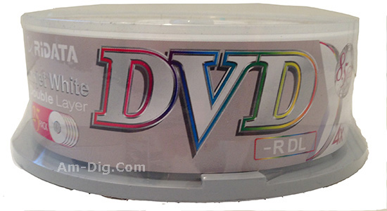 Ridata/Ritek 4x Dual Layer InkJet White DVD-R