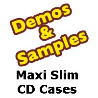 CD Jewel Case - Maxi Slim Size - Samples