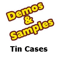Tin CD/DVD Storage Samples