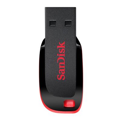 SanDisk SDCZ50-064G-A46 Cruzer Blade USB Flash Drive 64GB Retail Pkg