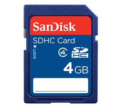 SanDisk SDSDB004GA46: SDHC Class 4 Memory Card 4G