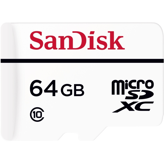 SanDisk SDSDQQ-064G-G46A Endurance microSDXC Memory Card 64GB Class 10 from Am-Dig