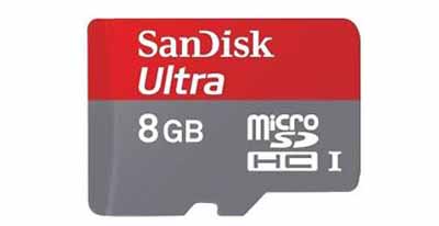 SanDisk SDSDQUA-008G-A46 MicroSDHC Memory Card 8GB