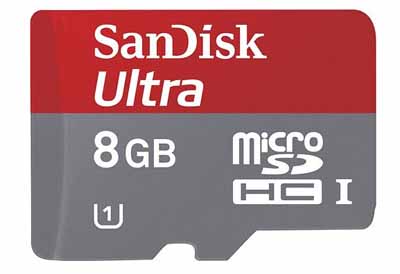 SanDisk SDSDQUI008GA46: MicroSDHC Memory Card 8GB