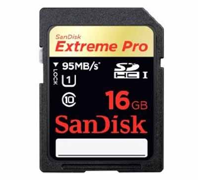 SanDisk SDSDXP-016G-A46: Pro SDHC Memory Card 16GB