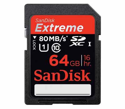 SanDisk SDSDXS-064G-A46: SDHC Memory Card 64GB