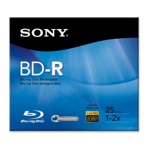 Sony Bnr25Rh 25GB Recordable 2X Single Layer Jc