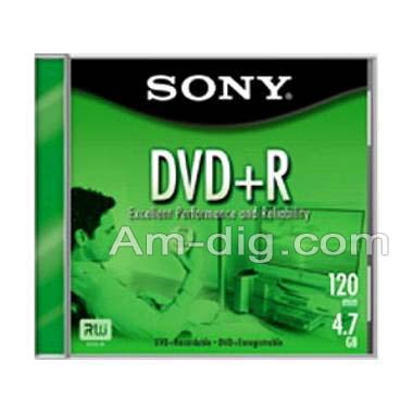 Sony Branded DVD+R Case