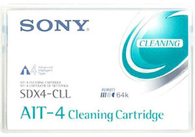 Sony SDX4CLLWW AIT 4 LONGER LENGTH CLEANING TAPE