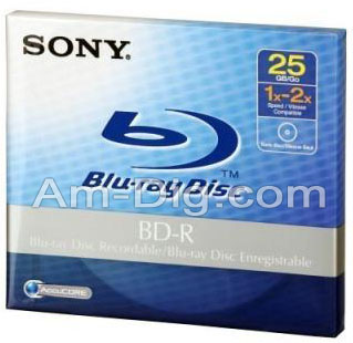 Sony BNE25AHE: Blu-Ray Disc RW 25GB 2X in Case