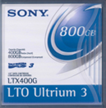 Sony LTX400GWW: 400/800GB LTO Ultrium 3 Cartridge