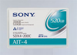 Sony SDX4200CWW: 200/520GB AIT-4 Tape Cartridge