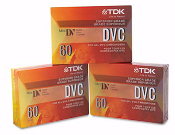 TDK 38647 DVM Digital Video Cassette 60 Minutes