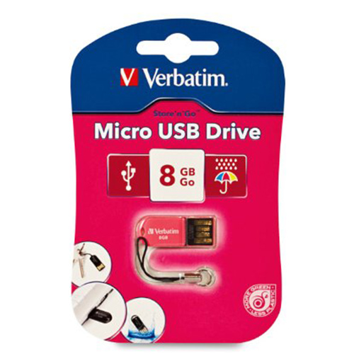 Verbatim 47424: Store n Go Hot Pink Micro USB