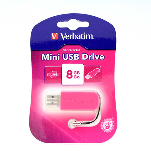 Verbatim 49830: Store n Go Mini Hot Pink USB