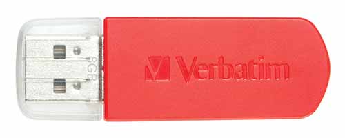 Verbatim 49831 Store n Go Mini Red USB Flash Drive