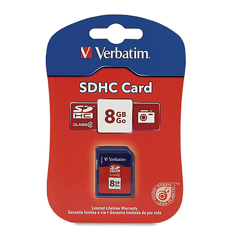 Verbatim 97303: SDHC Memory Card, 8GB, Class 4 TAA