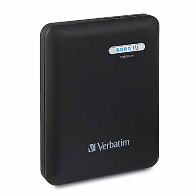 Verbatim 98343: Black Dual USB Power Pack USB