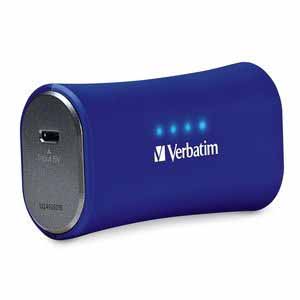 Verbatim 98358 Cobalt Blue Portable Power Pack USB