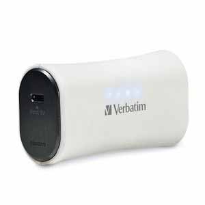 Verbatim 98360: White Portable Power Pack USB