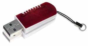 Verbatim 98506: USB Flash Drive, 8GB -Mini Footbal