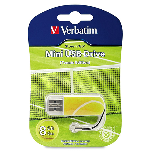 Verbatim 98511: Store n Go 8GB Mini USB- Tennis