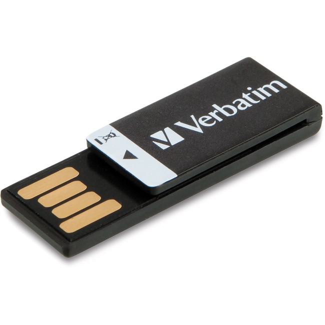 Verbatim Clip-It USB Flash Drive, 43951 16GB, USB, Black from Am-Dig