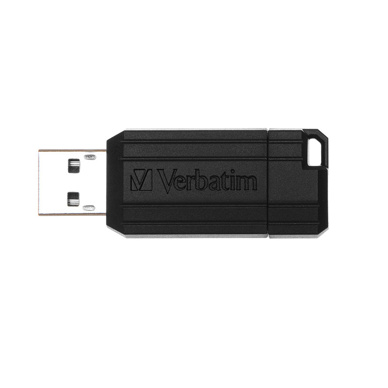 Verbatim 49062: Black PinStripe USB Flash Drive