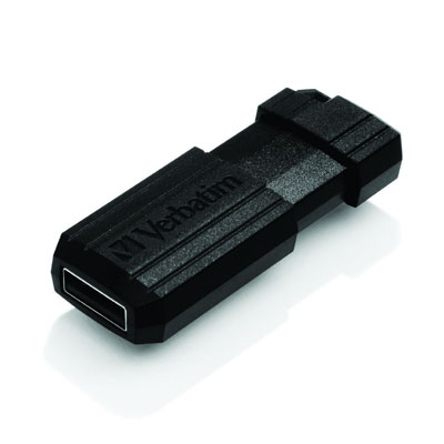 Verbatim 49071: 128GB Black PinStripe USB