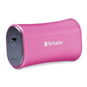 Verbatim 98361: Pink Portable Power Pack USB