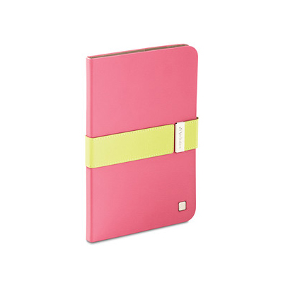 Verbatim 98418: Pink & Green Folio iPad Mini Case from Am-Dig