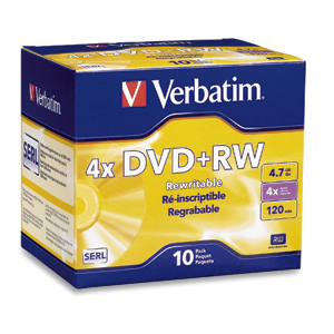 Verbatim 94839: DataLifePlus 4x DVD+RW