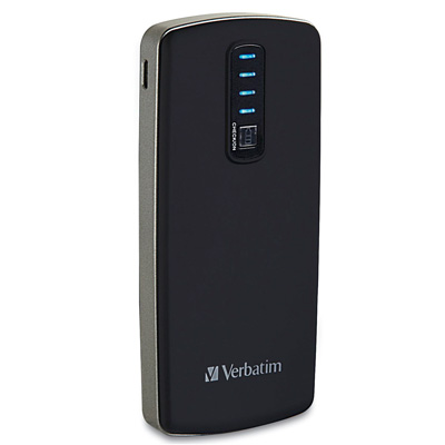 Verbatim 98019: Black Portable Power Pack USB from Am-Dig