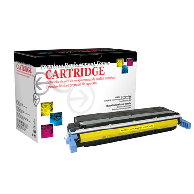 West Point 114535P Restored HP C9732A Yellow Toner