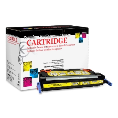 West Point 114719P Restored HP Q7582A Yellow Toner
