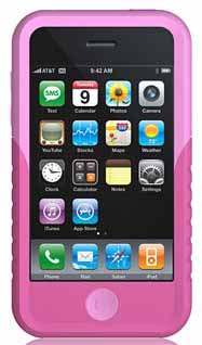 Xtrememac 01567: Pink Tuffwrap Case for iPhone 3G