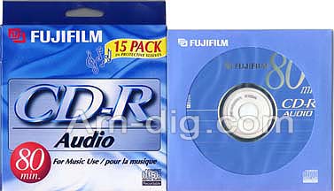 Fuji 80 Min Digital Audio + Sleeves