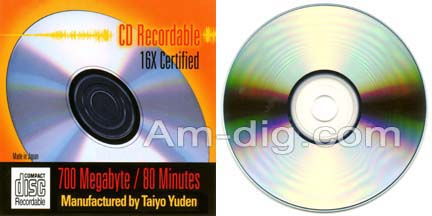 Taiyo Yuden 80 Min Unbranded Case