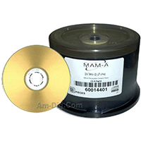 You may also be interested in the MAM-A 11278: CD-R DA-80 Silver InkJet Printable.