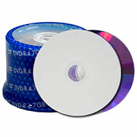 You may also be interested in the Prodisc / Spin-X 46152360: DVD-R 16x White Inkjet.